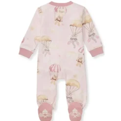 Burt's Bees Baby Baby Sleepwear*Burts Bees - Baby Parachute Pals Sleep & Play, Chalky Pink