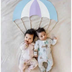 Burt's Bees Baby Baby Sleepwear*Burts Bees - Baby Parachute Pals Sleep & Play, Chalky Pink