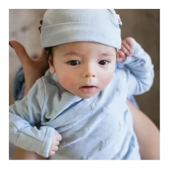 Burt's Bees Baby Take Me Home Outfits*Burts Bees - Baby Raised Terry Bee Take Me Home Set, Ocean
