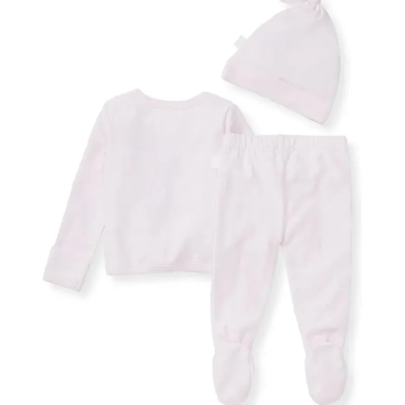 Burt's Bees Baby Take Me Home Outfits*Burts Bees - Baby Raised Terry Bee Take Me Home Set, Sweet Lavender