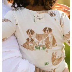 Burt's Bees Baby Baby Sleepwear*Burts Bees - Baby Unisex St Bernard Sleep & Play, Oat