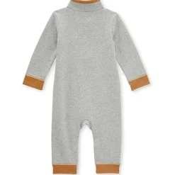 Burt's Bees Baby Baby One-Pieces*Burts Bees - French Terry Collard Jumpsuit, Heather Grey