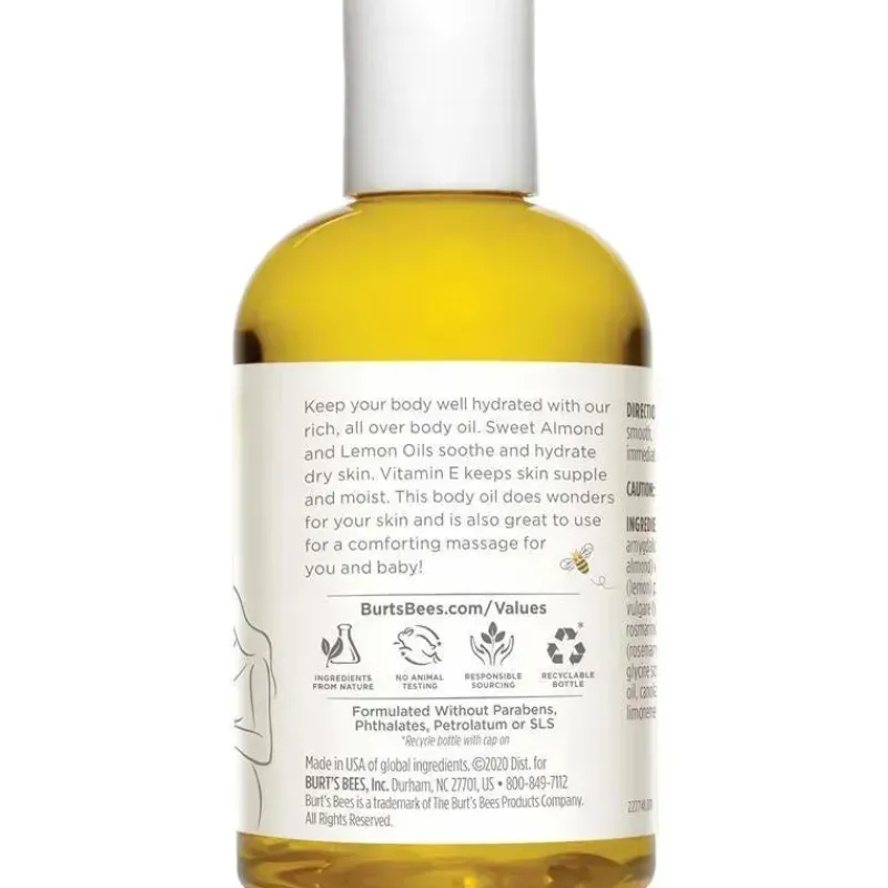 Burt's Bees Baby Mom Skincare & Beauty Products*Burt's Bees - Mama Body Oil with Vitamin E, 100% Natural Origin, 5 Oz