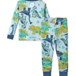 Burt's Bees Baby Clothing Gift Set|Baby Sleepwear*Burts Bees - Mega Dino Friends Tee & Pant Pj Set
