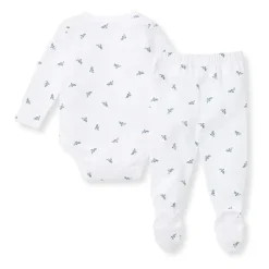 Burt's Bees Baby Baby Sleepwear*Burts Bees - Micro Golden Bee Bodysuit Set, Underwater