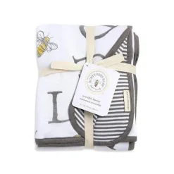 Burt's Bees Baby Blankets & Quilts*Burts Bees 100% Organic Cotton Reversible ABC Baby Blanket