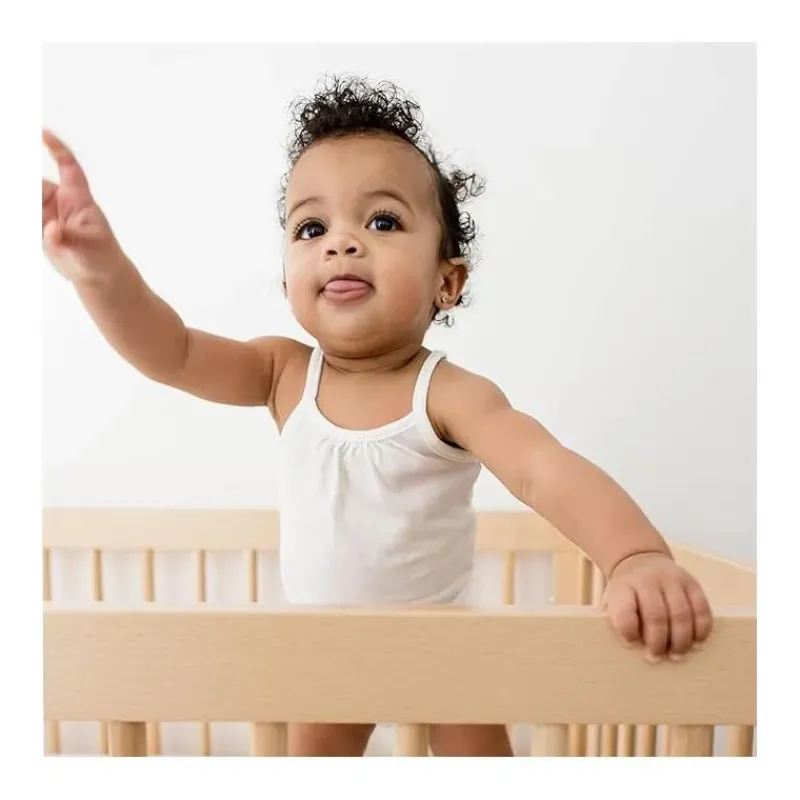 Burt's Bees Baby Baby Onesies & Bodysuits*Burts Bees - 3Pk Baby Short Long Sleeve One Piece Bodysuits, Cloud