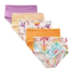 Burt's Bees Baby Clothing Gift Set|Baby Underwear*Burts Bees - 5Pk Dino Friends & Tie Dye Underwear