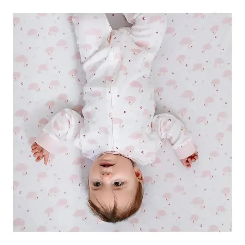 Burt's Bees Baby Baby Sleepwear*Burts Bees - 2Pk Graceful Swans Sleep & Play, Dawn