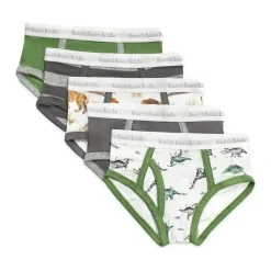 Burt's Bees Baby Clothing Gift Set|Baby Underwear*Burts Bees - 5Pk Happy Herbivores & Lions Underwear