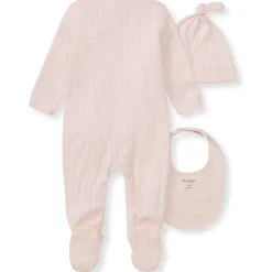 Burt's Bees Baby Baby Sleepwear*Burts Bees - 3Pk Jumpsuit, Hat & Bib Set, Ranunculus