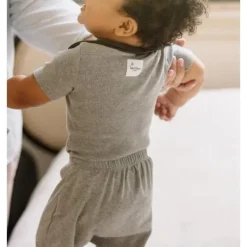 Burt's Bees Baby Baby Shorts, Jeans & Pants*Burts Bees - 3Pk Organic Cotton Baby Harem Pants, Ash