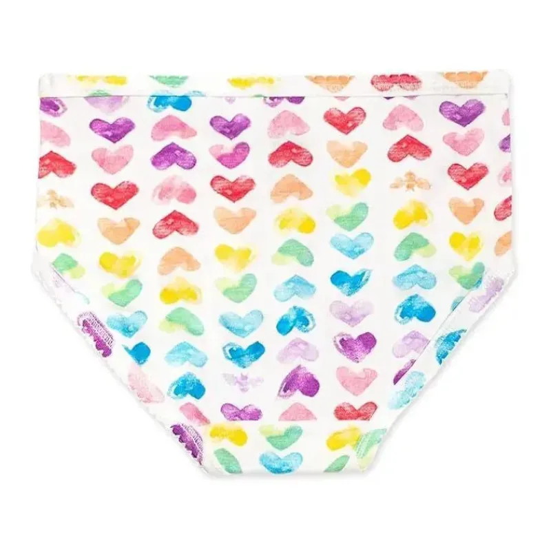 Burt's Bees Baby Clothing Gift Set|Baby Underwear*Burts Bees - 5Pk Puppy Party & Rainbow Hearts Underwear, Puppy Party