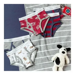Burt's Bees Baby Clothing Gift Set|Baby Underwear*Burts Bees - 5Pk Puppy Party & Fire Fighter Hats Underwear