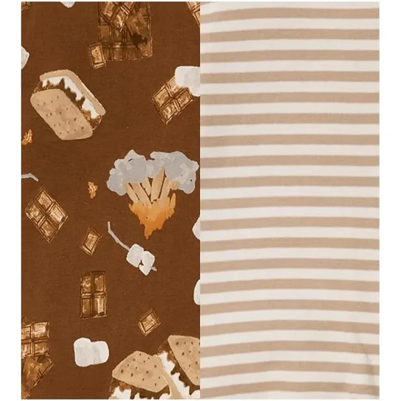 Burt's Bees Baby Baby Sleepwear*Burts Bees - 2Pk S'mores Please Sleep & Play, Hunter