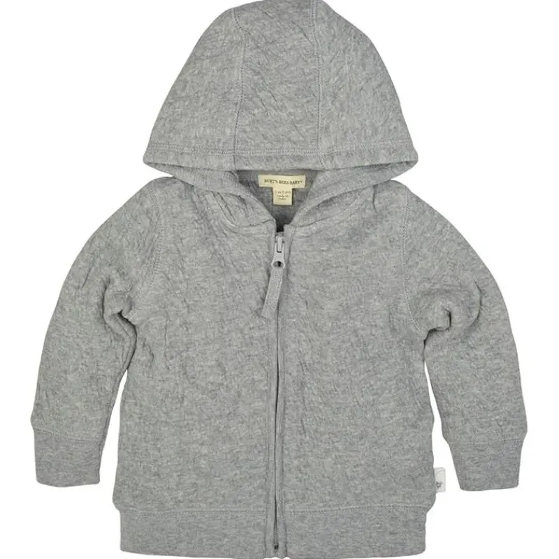 Burt's Bees Baby Baby Coats, Sweaters & Jackets*Burts Bees - Quilted Jacket, Heather Grey