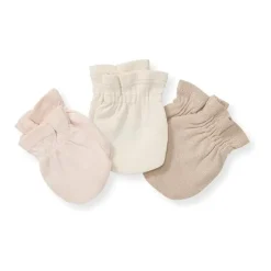 Burt's Bees Baby Baby Gloves & Socks*Burts Bees - Set Of 3 Solid Mitts, Ranunculus