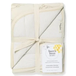 Burt's Bees Baby Blankets & Quilts*Burts Bees - Swaying Branches Reversible Blanket, Oat