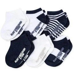 Burt's Bees Baby Baby Gloves & Socks*Burts Bees Organic Cotton Multi Midnight Baby Socks,6pk