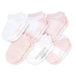 Burt's Bees Baby Baby Gloves & Socks*Burts Bees Organic Cotton Multi Blossom Baby Socks,6pk