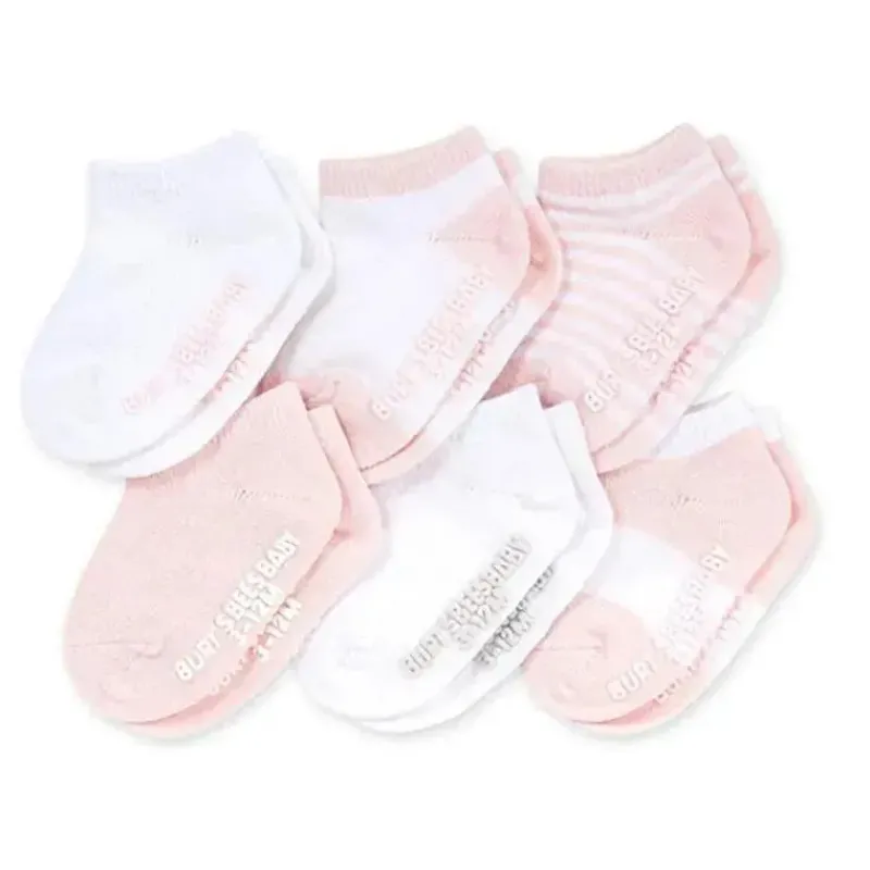 Burt's Bees Baby Baby Gloves & Socks*Burts Bees Organic Cotton Multi Blossom Baby Socks,6pk