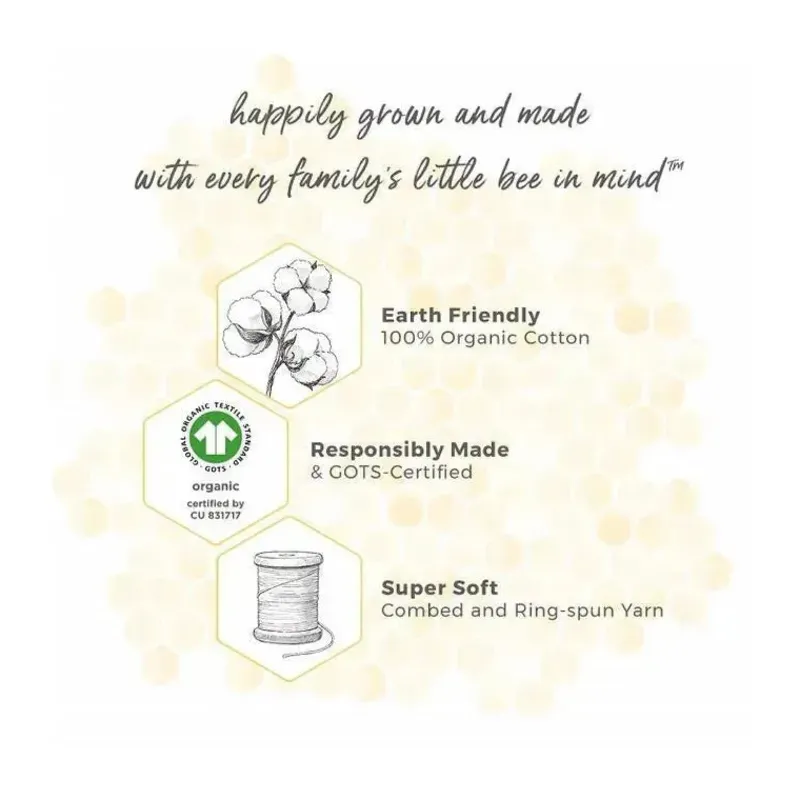 Burt's Bees Baby Blankets & Quilts*Burt's Bees Pine Forest Reversible Jersey Swaddle Blanket Heather Grey Hanger