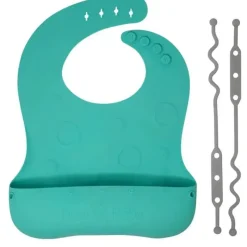 Busy Baby High Chair Accessories|High Chair*- Bungee Bib | Spearmint