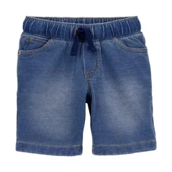 Carter's Baby Shorts, Jeans & Pants*Carter's - Baby Boy Chambray French Terry Shorts, Denim