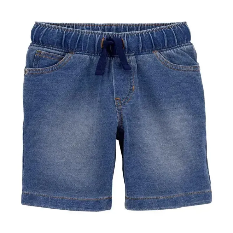 Carter's Baby Shorts, Jeans & Pants*Carter's - Baby Boy Chambray French Terry Shorts, Denim