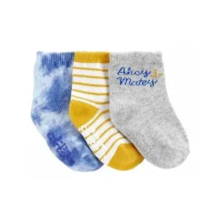 Carter's Baby Gloves & Socks*Carters - Baby Boy 3Pk Booties