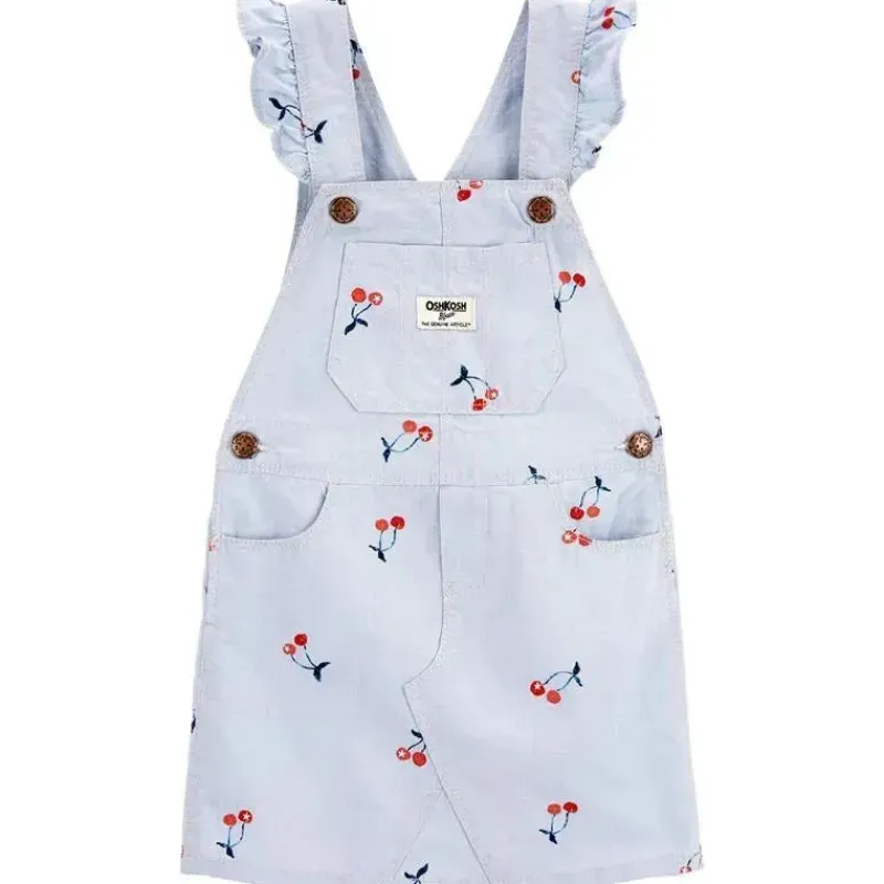 Carter's Baby One-Pieces*Carters - Baby Girl Cherry Print Knit Jumper Dress