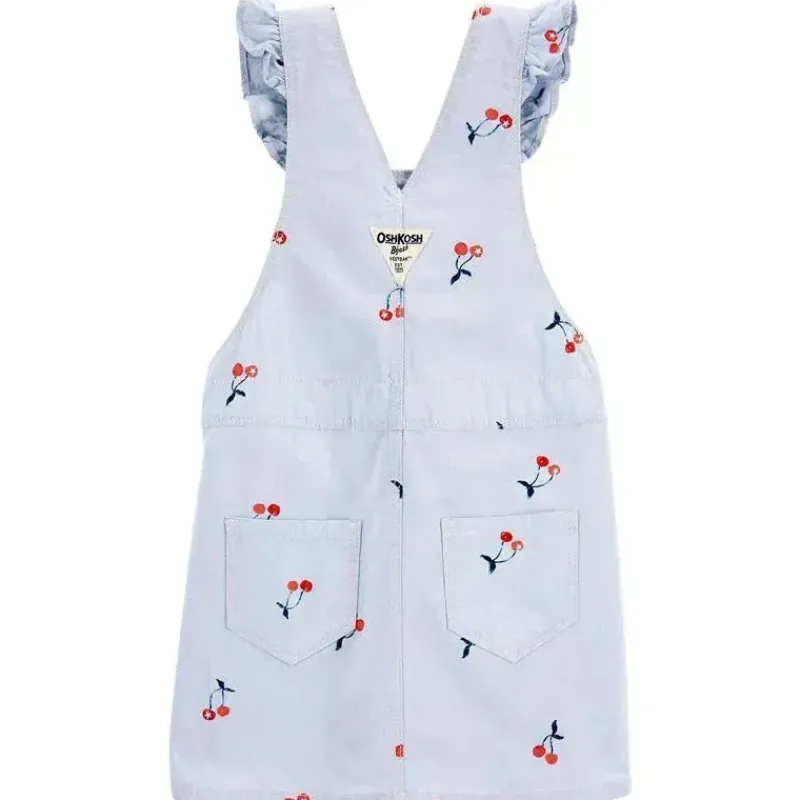 Carter's Baby One-Pieces*Carters - Baby Girl Cherry Print Knit Jumper Dress