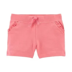 Carter's Baby Shorts, Jeans & Pants*Carters - Baby Girl Pink Pull-On French Terry Shorts