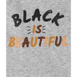 Carter's Baby Onesies & Bodysuits*Carter's - Black Is Beautiful Original Bodysuit, Gray