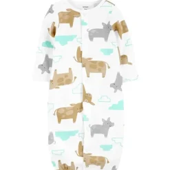 Carter's Baby Sets*Carter's Baby - Cow & Pig 3-Pc Baby Take-Me-Home Set