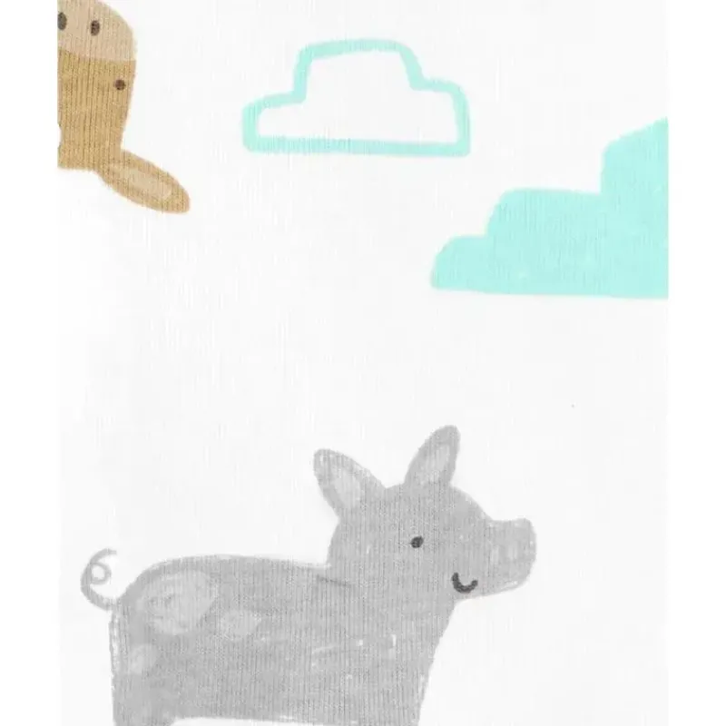 Carter's Baby Sets*Carter's Baby - Cow & Pig 3-Pc Baby Take-Me-Home Set