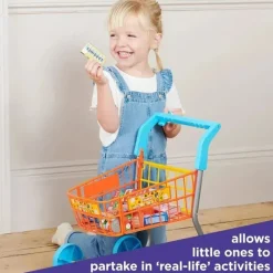 Casdon Toys Pretend Play*Casdon - Colourful Toy Shopping Trolley for Children Aged 3 plus