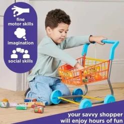 Casdon Toys Pretend Play*Casdon - Colourful Toy Shopping Trolley for Children Aged 3 plus
