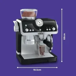 Casdon Toys Pretend Play*Casdon - DeLonghi Toys Barista Coffee Machine with Sounds and Magic Coffee Reveal, For Children Aged 3 plus