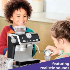 Casdon Toys Pretend Play*Casdon - DeLonghi Toys Barista Coffee Machine with Sounds and Magic Coffee Reveal, For Children Aged 3 plus