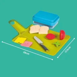 Casdon Toys Pretend Play*Casdon - Joseph Joseph GoEat Toy Lunch Prep Set for Children Aged 2 Years and Up, with Choppable Food