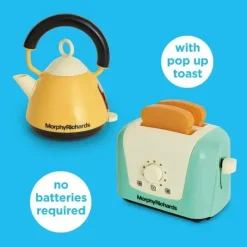 Casdon Toys Pretend Play*Casdon - Morphy Richards Toaster & Kettle, Interactive Toy for Children Aged 3