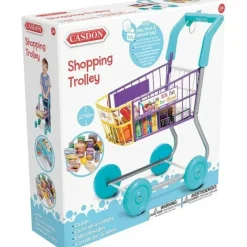 Casdon Toys Pretend Play*Casdon - Shopping Trolley, Colourful Toy for Children Aged 3 Plus