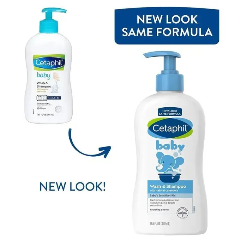 Cetaphil Skin Treatments*- Baby Wash & Shampoo 13.5 Oz
