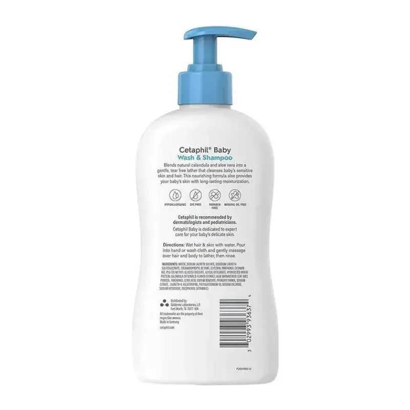 Cetaphil Skin Treatments*- Baby Wash & Shampoo 13.5 Oz