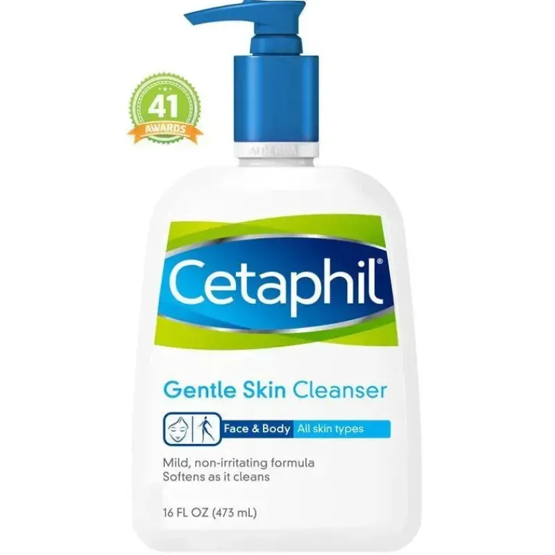Cetaphil Shampoo & Conditioner|Bodywash & Soap*Gentle Skin Cleanser, 16 oz.