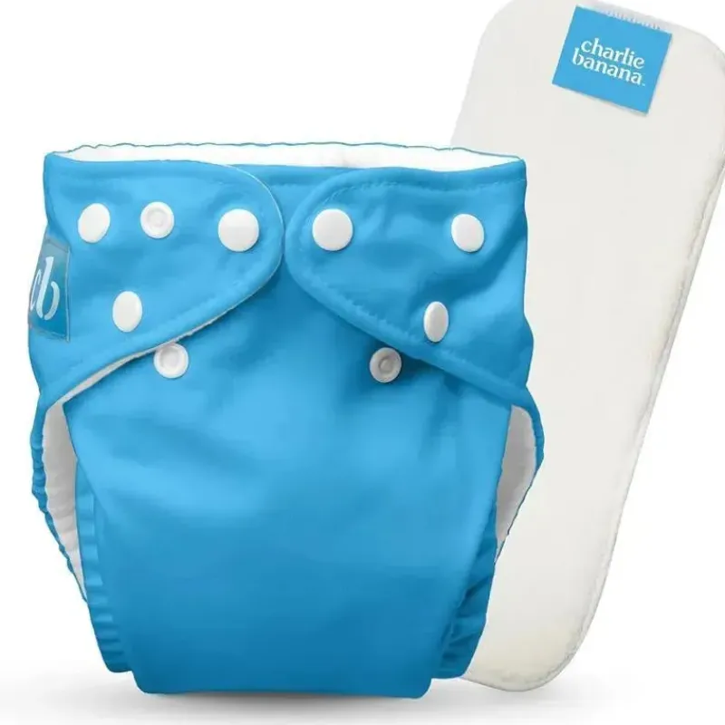 Charlie Banana Cloth & Reusable Diapers*- Cb Turquoise Reusable Cloth Diaper One Size