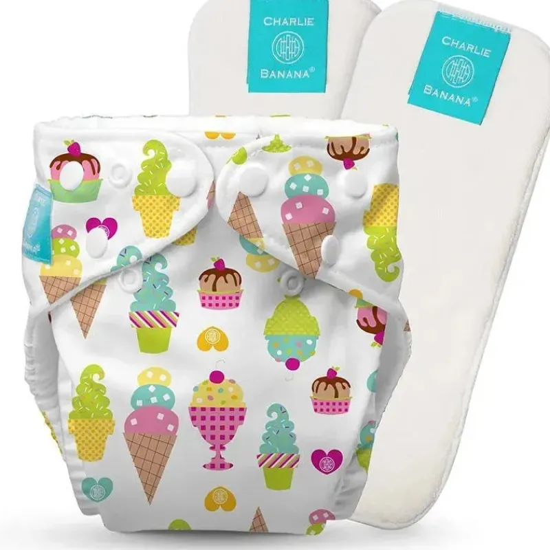 Charlie Banana Cloth & Reusable Diapers*- Gelato Baby Fleece Reusable and Washable Cloth Diaper System