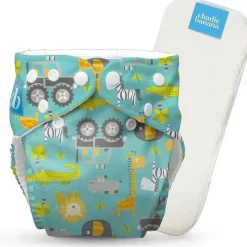 Charlie Banana Cloth & Reusable Diapers*- Gone Safari Reusable Cloth Diaper One Size