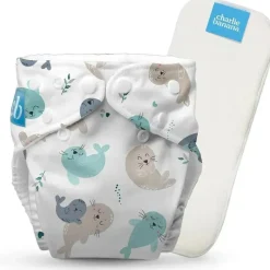 Charlie Banana Cloth & Reusable Diapers*- Reusable Washable Cloth Diaper, Adjustable One Size, Seally